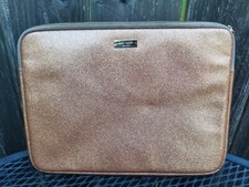 Kate Spade New York Rose Gold Glitter 13" Padded Zipper Laptop Sleeve Case