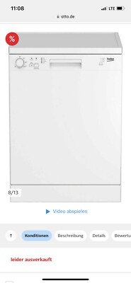 Beko Geschirr Spülmaschine