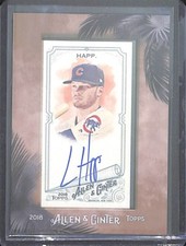 2018 Topps Allen and Ginter Framed Mini Autograph #AGA-IH Ian Happ