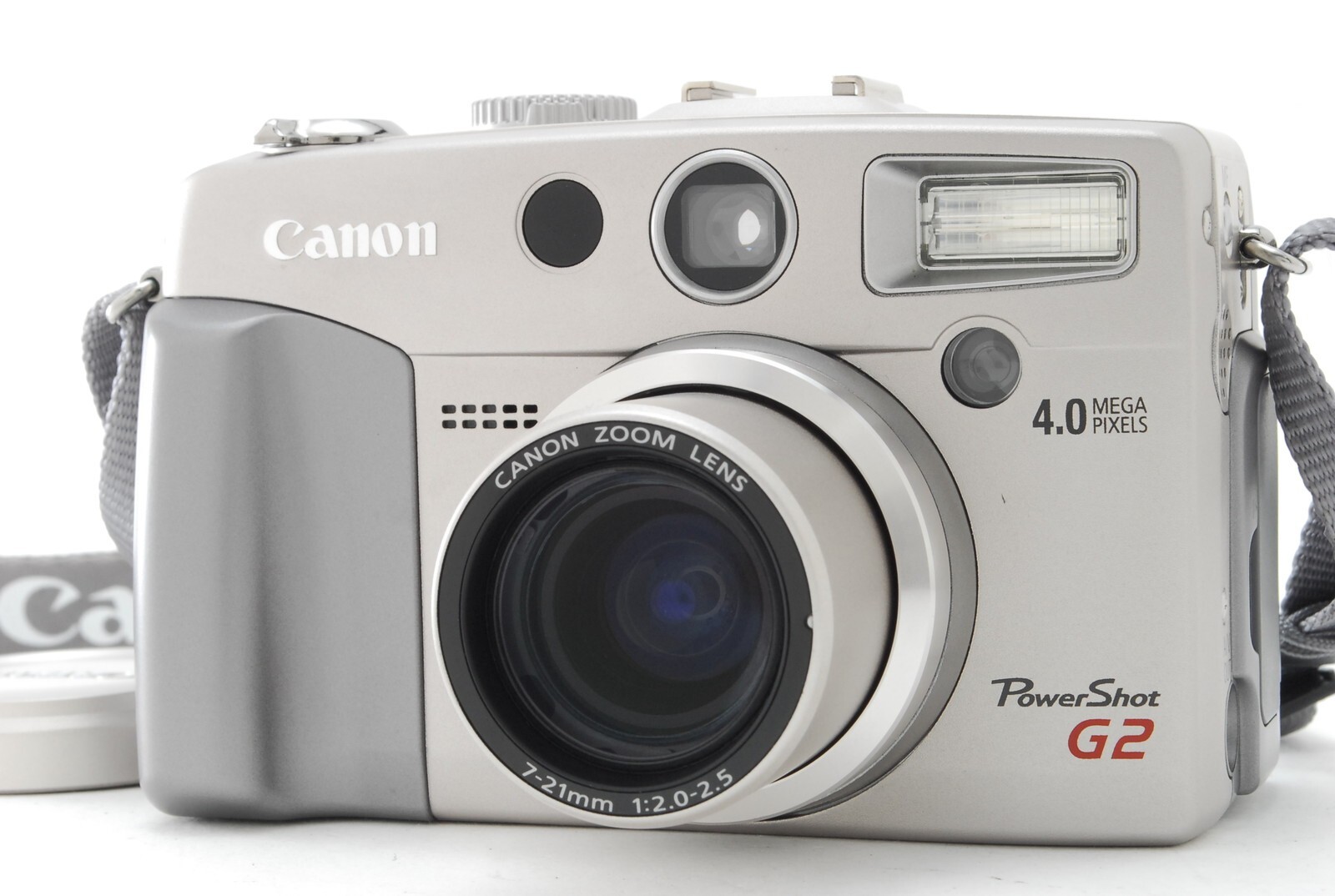 【MINT w/ Case】Canon PowerShot G2 4.0MP Digital Camera Silver From JAPAN