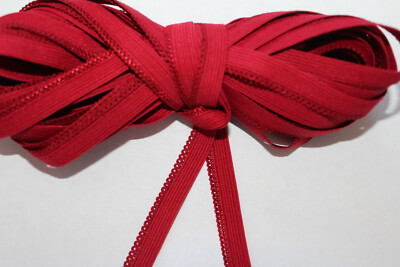 10m elastische Spitze 0,35 /m chilipepper, 7mm breit TA97