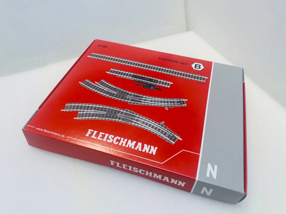 Fleischmann N 9189 Station Track Set B NEW - Image 2 of 2