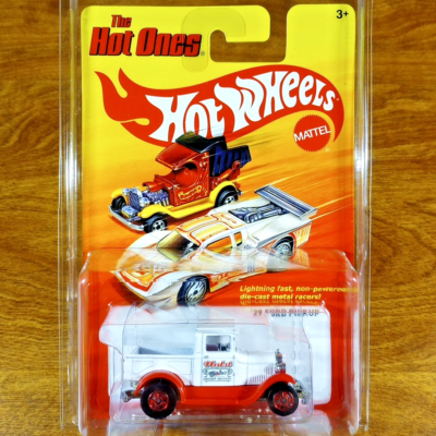 Hot Wheels The Hot Ones '29 Ford Pickup White Red BW Blackwall