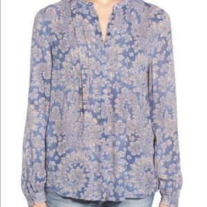 lucky brand paisley top