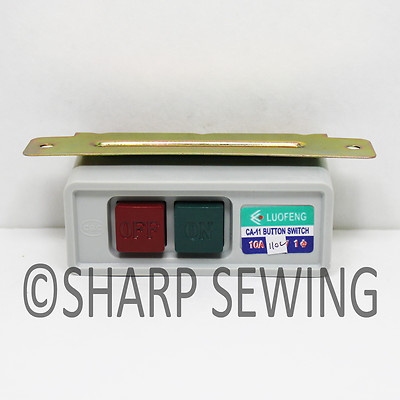 On & Off Switch For Industrial Sewing Machine Motor 110 Volt , Wire Not ...