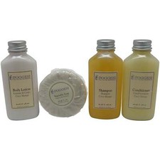 Poggesi Coco Mango Travel Set Includes Shampoo, Conditioner, Lotion, and Soap