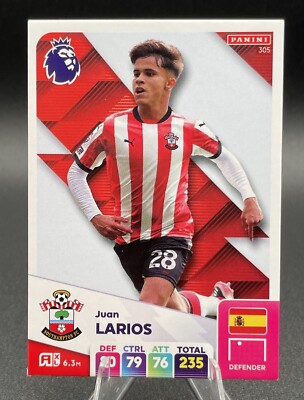 Juan Larios Panini 2024/2025 Adrenalyn XL 24/25 Southampton # 305