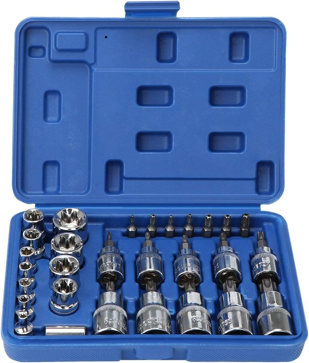 Mai Più Bulloni Bloccati: Kit 30 Pezzi Torx Maschio/Femmina In Acciaio