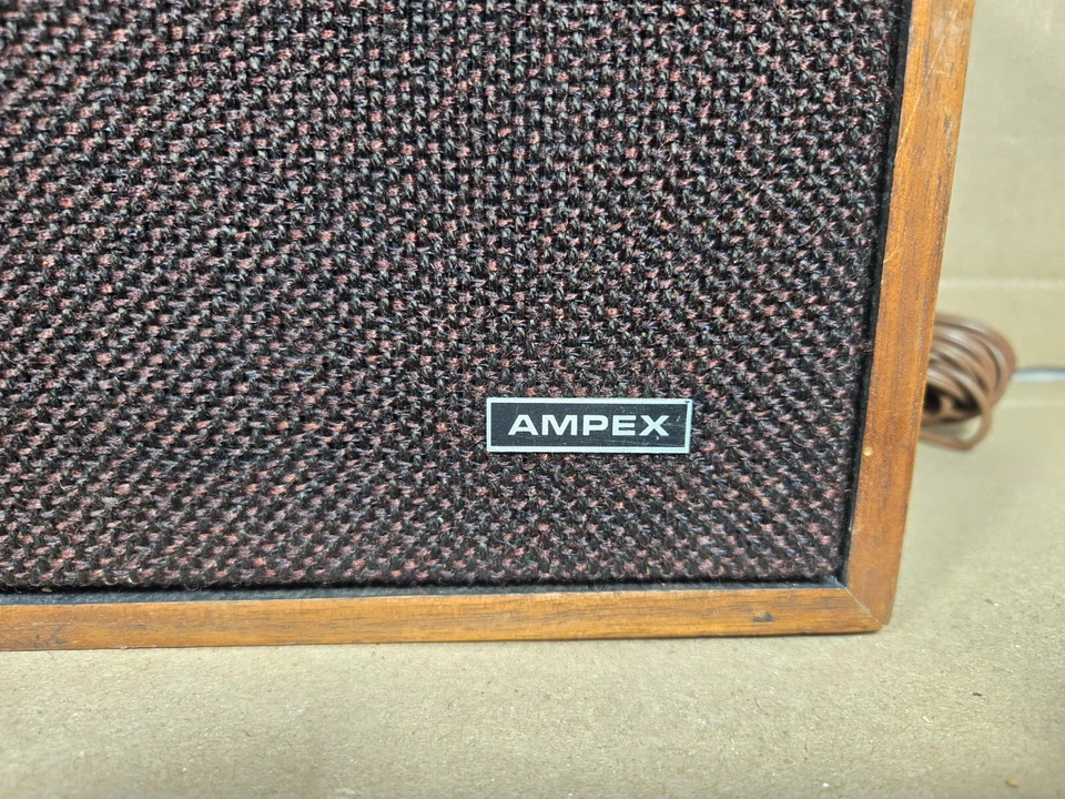 Altavoz de estantería bidireccional Ampex modelo 516 de colección probado ¡funciona bien! Foto 2 de 4
