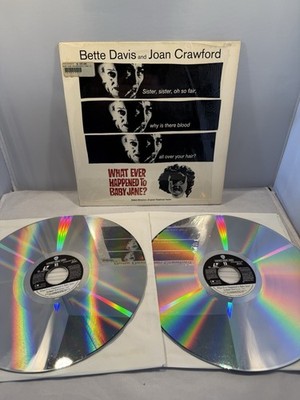What Ever Happened to Baby Jane? (Laserdisc) 1962 B&W Film, 2 Disc 1991