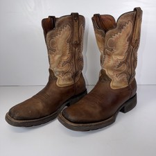 Rio Grande Gran Confort WFX Botas de Trabajo Occidentales de Cuero Marrón para Hombre Talla 27 1/2