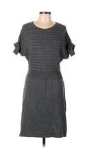 The Limited Gray Ribbed Sheath Dress Size Large