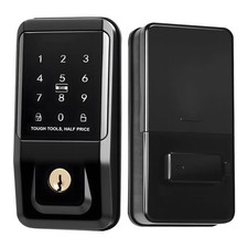 Touchpad Electronic Deadbolt w/ IC Card, 100 Codes, Auto-Lock, Weather-Resistant