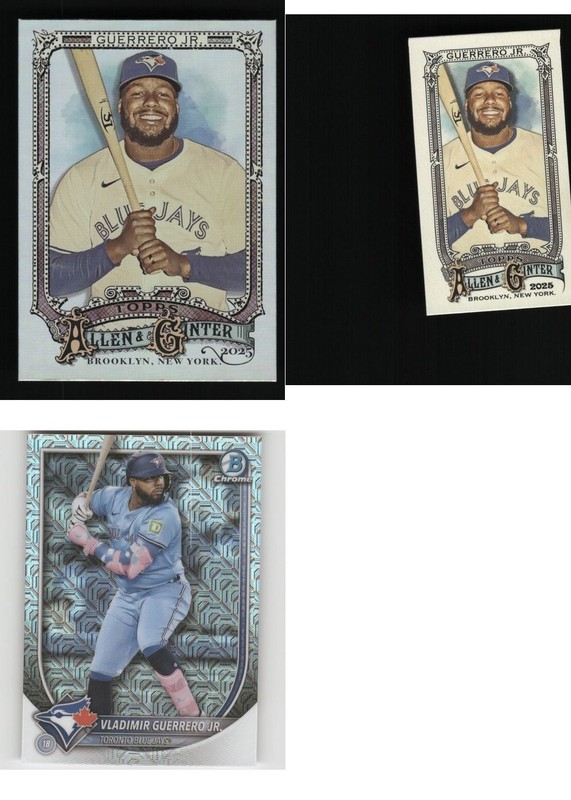 Vladimir Guerrero Jr. Baseball Card 3 Card LOT