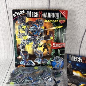 KNex K'NEX Mechwarrior Mad Cat Building Set Open Box Never Built Complete Manual