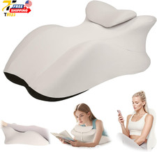 Adult Memory Foam Ergonomic Wedge Prone Pillow Bed Pillow for Sitting Up Back Ne