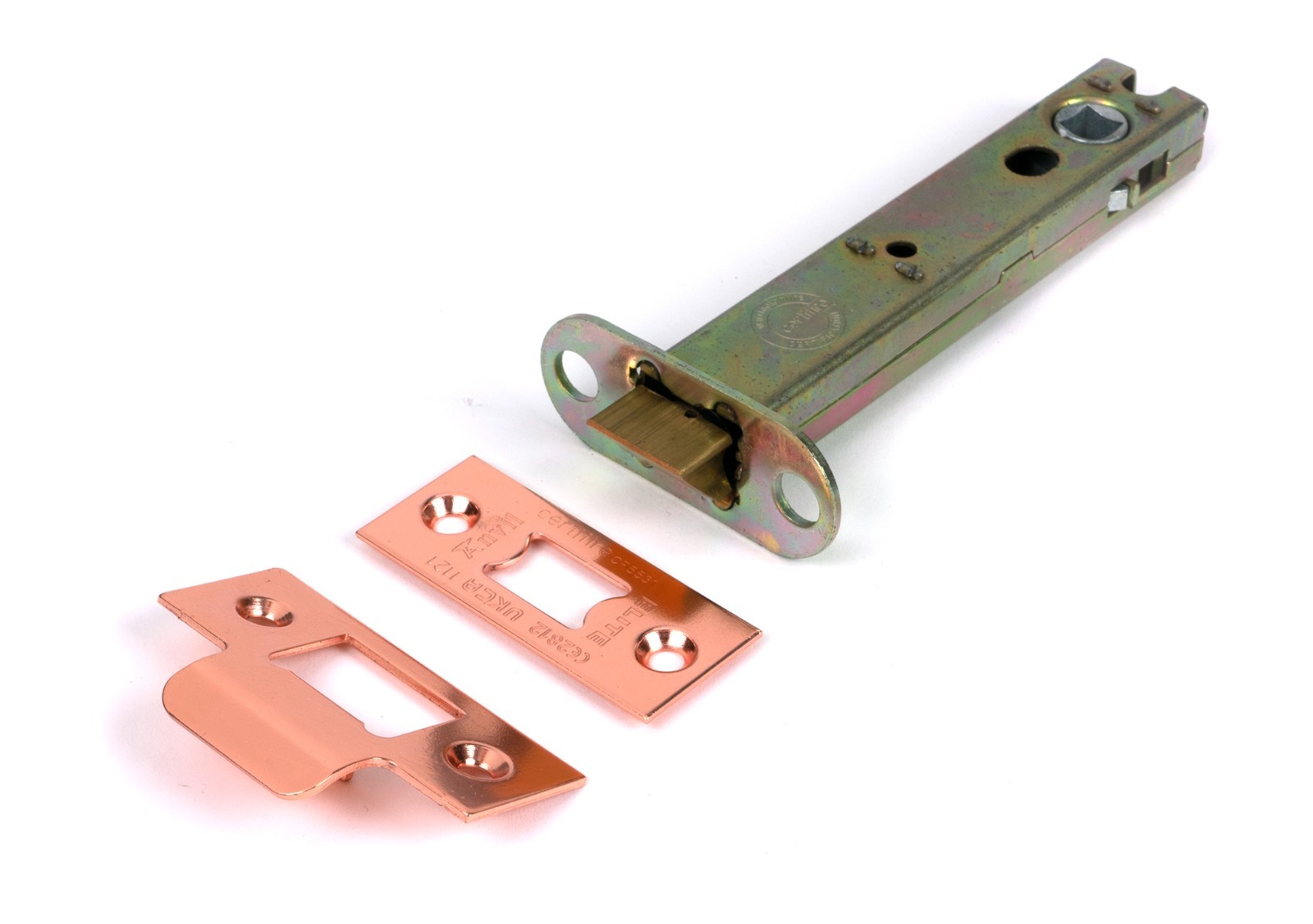 From The Anvil 51769 Polished Bronze 5"" Heavy Duty Latch