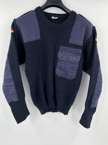German Bundeswehr Navy Commando Military Wool Blend Sweater Size: Medium