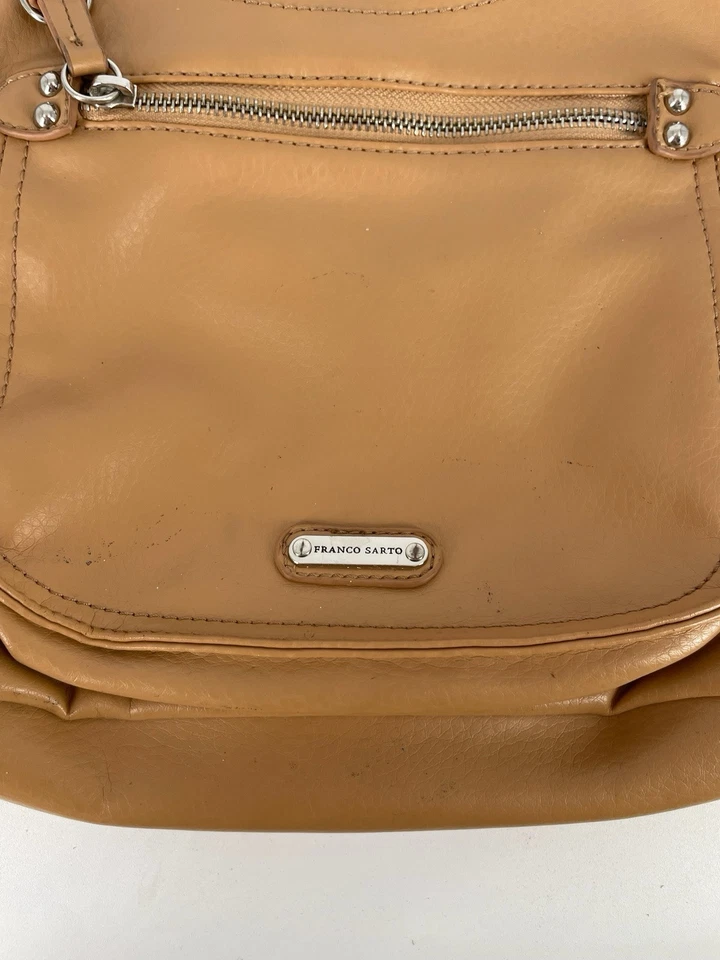 Franco Sarto натуральной кожи коричневый желтовато-коричневый через плечо/наплечная сумка - Изображение 4 из 4