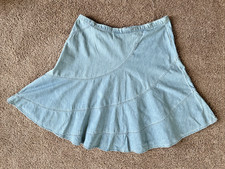 Vintage Rockabilly Ralph Lauren Light Wash Denim Skirt-Size 16