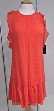 TOMMY HILFIGER Flutter Sleeve Trapeze Dress Womens Size 6 NWT