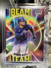 2022 Topps Stadium Club Chrome Mookie Betts #BT-24 Los Angeles Dodgers Beam Team