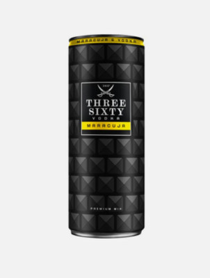 Three Sixty Vodka & Maracuja Dose 10% Vol. 12x0,33l