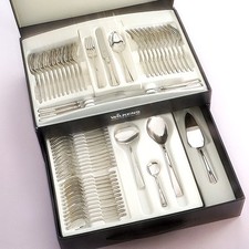 Wilkens Art Deko Besteck und Vorleger für 12 Personen