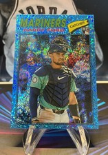 2026 Topps Heritage Harry Ford #59 Chrome Light Blue Sparkle Rookie RC Mariners