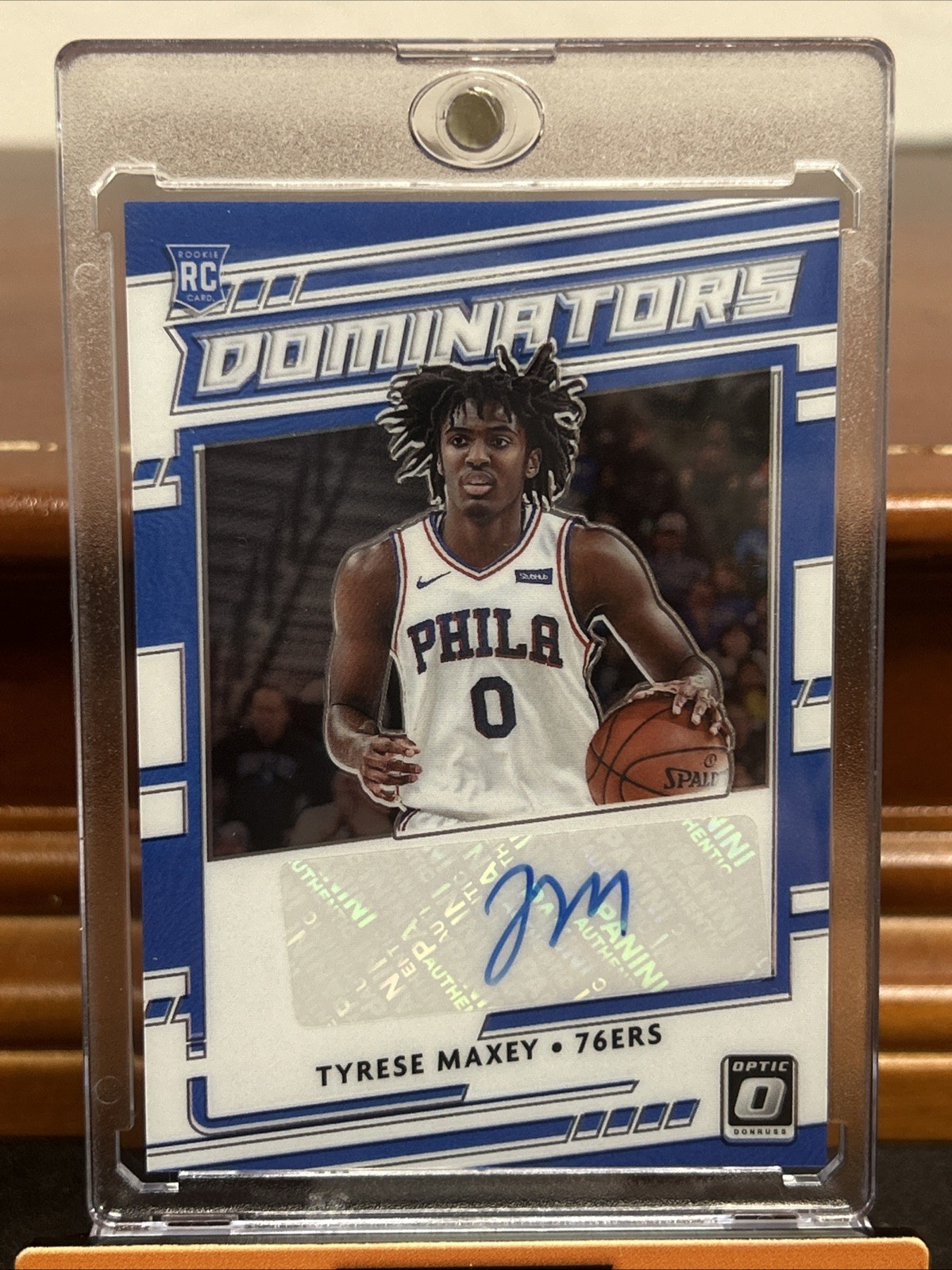 2020-21 Donruss Optic - Rookie Dominators Tyrese Maxey 🐐RC AUTO /99🔥CLEAN!!