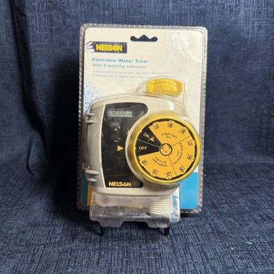   Nelson 5920 Electronic Water Timer w/ 9 Watering Selection Programs Settings  