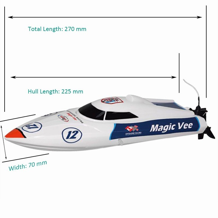 Bateau Magic Vee V5 RTR Joysway avec moteur refroidi par eau - 4