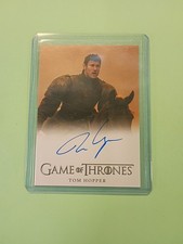 Tom Hopper Auto. Game Of Thrones 2018. Dickon Tarley. Rittenhouse