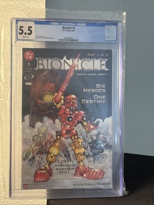 LEGO DC Bionicle Comic Issue #1 Cgc 5.5