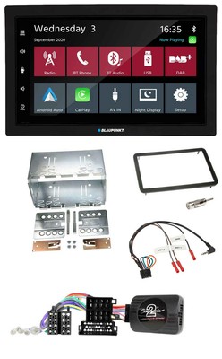 Blaupunkt 2DIN Lenkrad USB Bluetooth DAB Autoradio für Alfa Romeo 159 Brera Spid