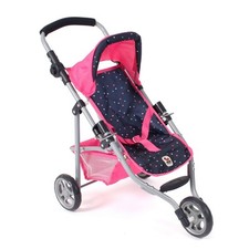 Bayer Chic 2000 Puppen Jogging-Buggy LOLA Konfetti pink NEU