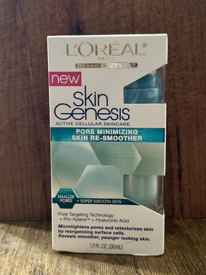 L'Oreal Skin Genesis Pore Minimizing Skin Re-Smoother * NIB * 1.0oz Sealed M1
