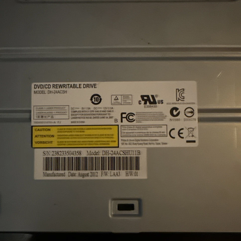 Unidad de DVD/CD regrabable Philips DH-24ACSH DH-24ACSHU11B Foto 4 de 4