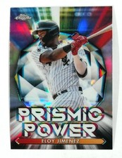 2021 Topps Chrome #PP-7 Eloy Jimenez Prismic Power Chicago White Sox Baseball