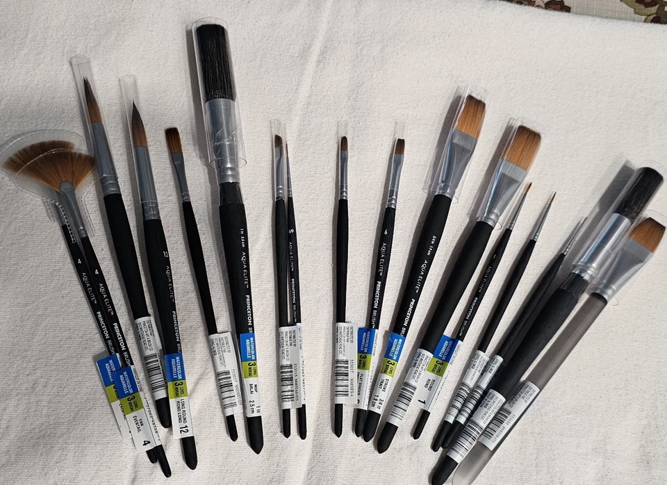 PRINCETON AQUA ELITE Princeton™ Aqua Elite™ Synthetic Watercolor Brushes FREE SHIPPING