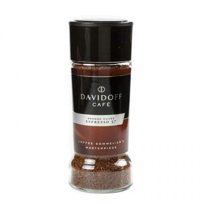 Davidoff Espresso 57 Instant Coffee 100g Glass Jar Premium Arabica Rich Aroma