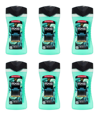 Axe Aqua Bergamot Duschgel Body Wash , 6x225ml EAN8720181601927