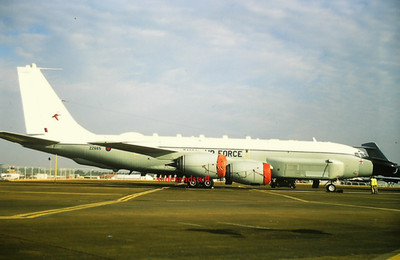 Flugzeug 35mm Dia, Boeing RC-135W Nietgelenk ZZ665, RAF, RIAT 2018, Fairford