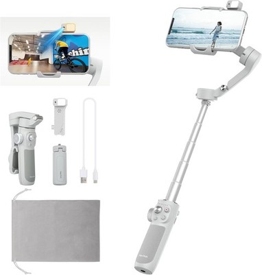 Feiyu VB4 Handy Stabilisator Gimbal mit AI Tracking & Licht für iPhone/Samsung