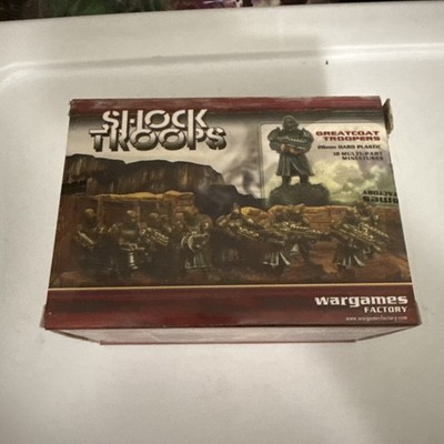 Wargames Factory Shock Troops Greatcoat Troopers miniatures 28mm  Warhammer