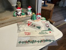 Merry Bright Fish Aquarium Holiday Decorations ALL Pictured Lot 4