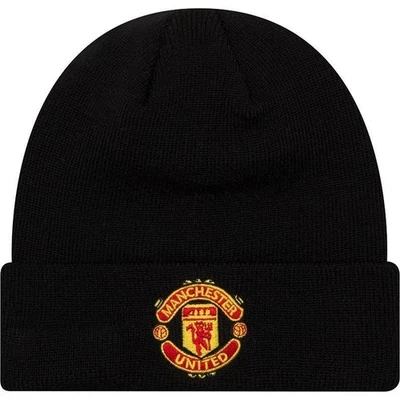 New Era Kids KNIT MEDIUM Manchester United Fc Beanie - Schwarz - Kind