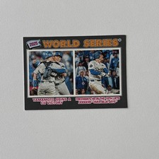 Topps 2026 Heritage World Series Highlights #311 Dark Gray Border Dodgers (SP) 