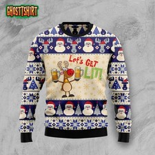 Reindeer Beer Ugly Christmas Sweater