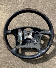 89-92 Toyota Supra Mk3 Ma70 Oem Leather Steering Wheel Black Used Oem 89-92 Toyota Supra Mk3 Ma70 Oem Leather Steering Wheel Black Used Oem